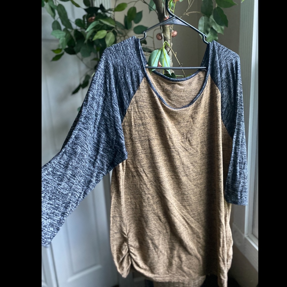 Oversized baseball tee